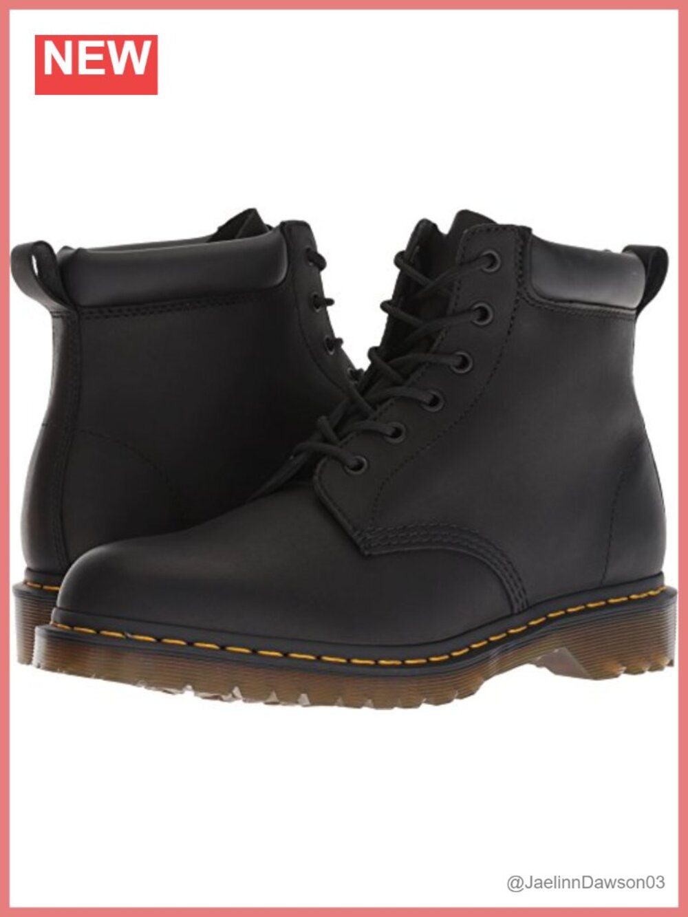 Dr. Martens 939 Ben Leather Lace-Up Ankle Boot
